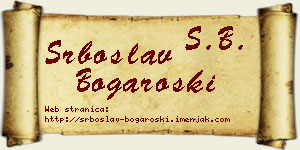 Srboslav Bogaroški vizit kartica